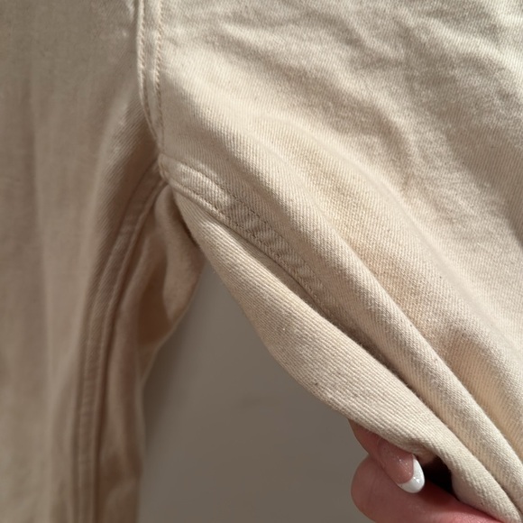 Everlane Original Cheeky Jeans Cream 29 ankle - Picture 5 of 7